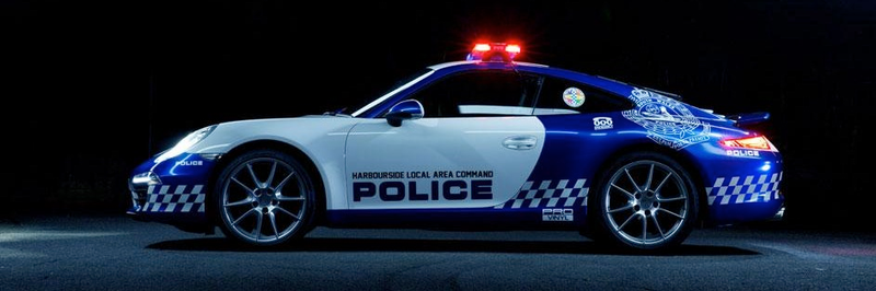 Illustration for article titled Australian Cops Got This Ominously Beautiful Porsche 911 Police Car